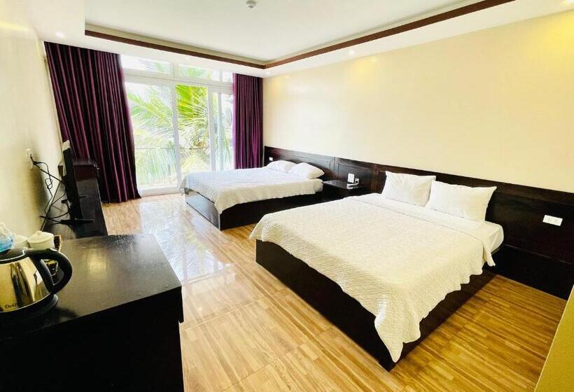 اتاق لوکس با بالکن و چشمانداز دریا, Tuan Chau Havana