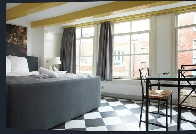 キングサイズベッドのデラックスルーム, Modern Canal House Loft   City Center