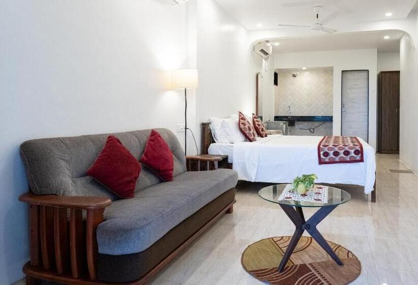 استودیو استاندارد با تخت کینگ, Shanu S Seaside Inn A Guesthouse, 100 Metres To Candolim Beach