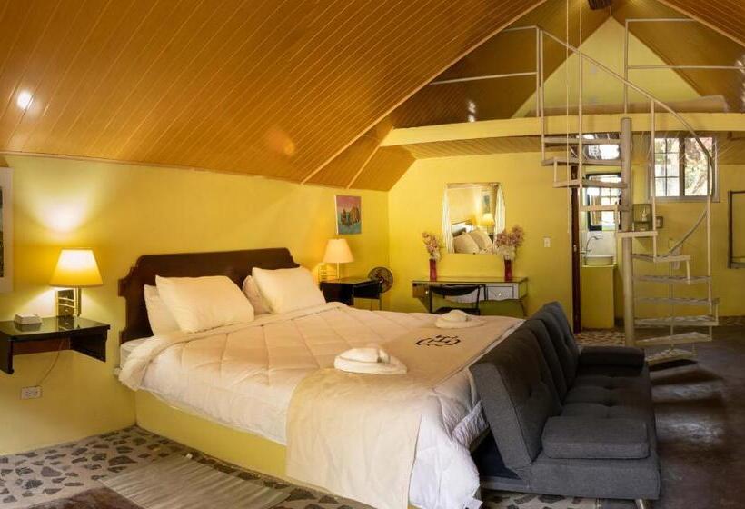 חדר דלוקס עם מיטת קינג, Refugio Cariguana