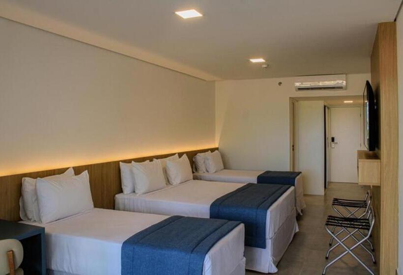 스탠다드 쿼드러플룸, 수영장 전망, Maragogi Brisa Exclusive