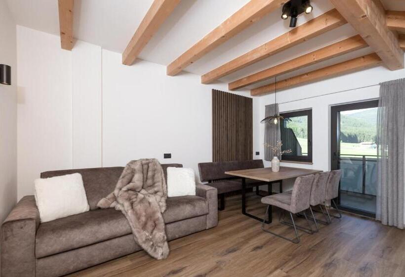 דירה בת חדר שינה 1 עם נוף, Family Aparthotel Winklwiese