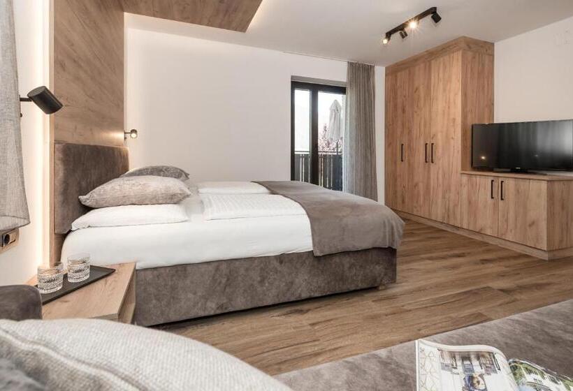 דירה בת חדר שינה 1 עם מרפסת, Family Aparthotel Winklwiese