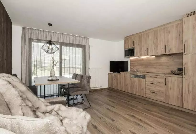 テラス付き１ベッドルームアパートメント, Family Aparthotel Winklwiese