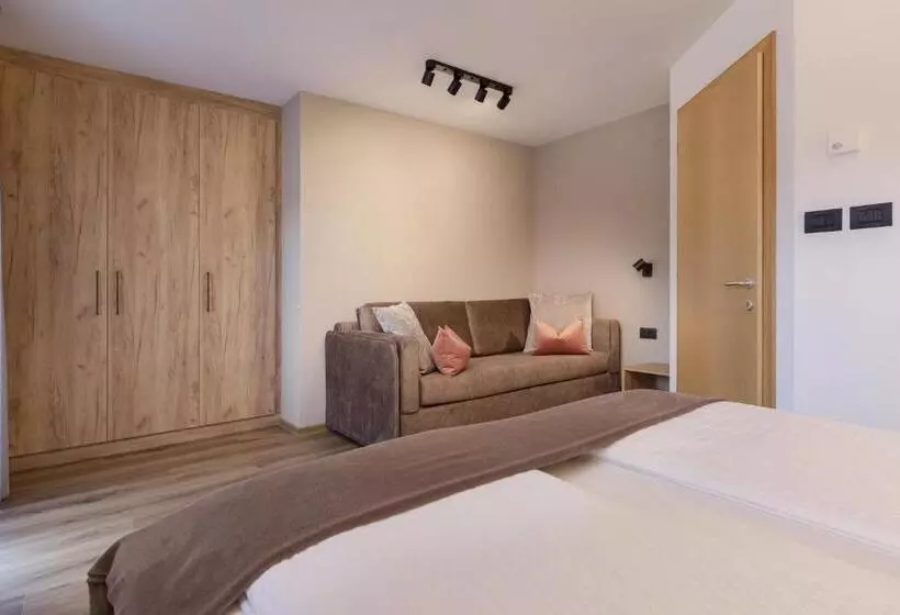テラス付き１ベッドルームアパートメント, Family Aparthotel Winklwiese