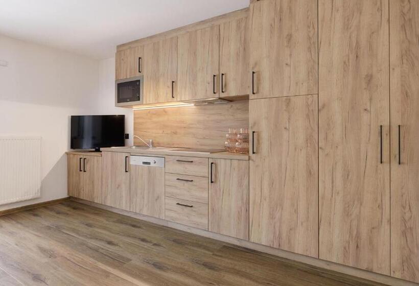 דירת חדר עם טרסה, Family Aparthotel Winklwiese