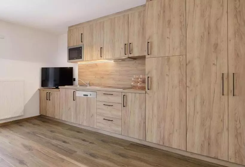 テラス付き１ベッドルームアパートメント, Family Aparthotel Winklwiese
