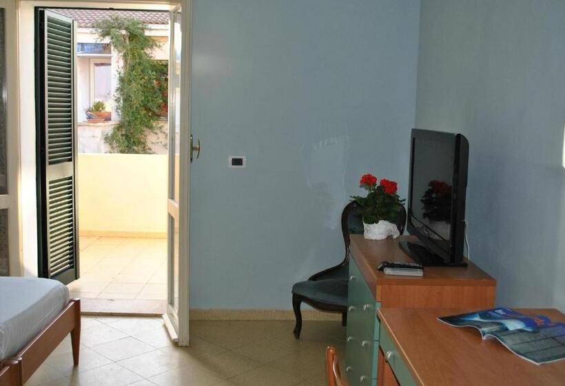 キングサイズベッドのスタンダードルーム, Geranio Rosso