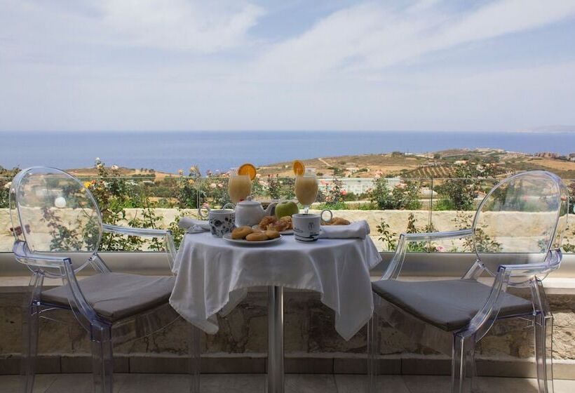 סוויטת דלוקס נוף לים, Happy Cretan Suites