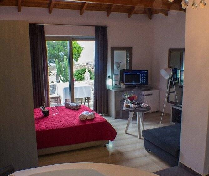 סוויטת ג'וניור נוף לים, Happy Cretan Suites