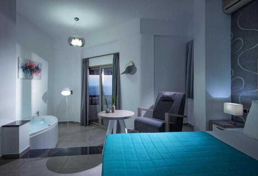 סוויטת ג'וניור נוף לים, Happy Cretan Suites