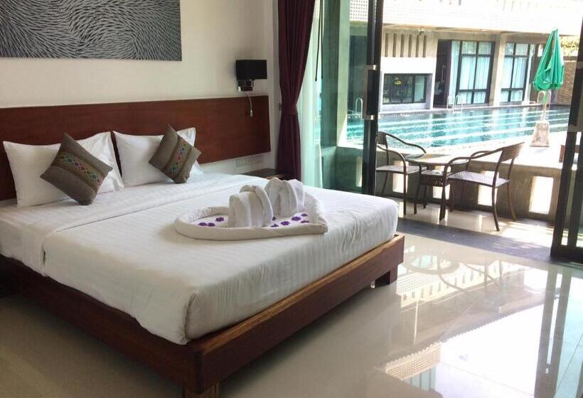 اتاق استاندارد با چشم‌انداز استخر, Green View Village Resort   Sha Plus