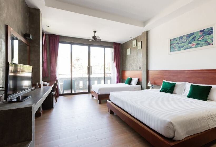 غرفة كومفورت ثلاثية, Green View Village Resort   Sha Plus