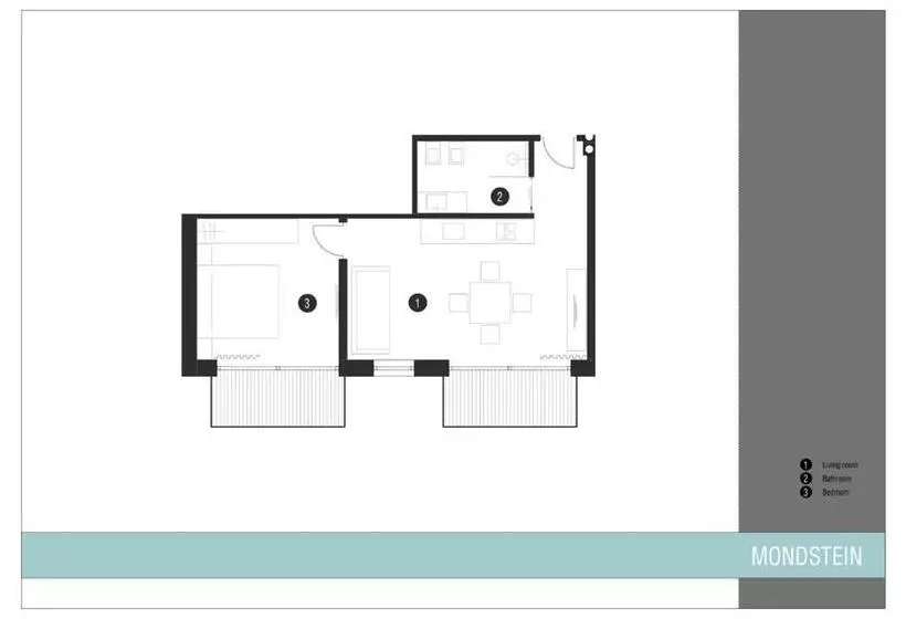 １ベッドルームのスーペリアアパートメント, Lapis Monti   Apartments & Suites