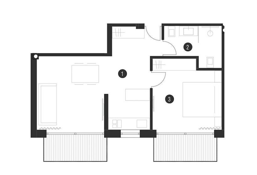 침실 1개 수피리어 아파트, Lapis Monti   Apartments & Suites