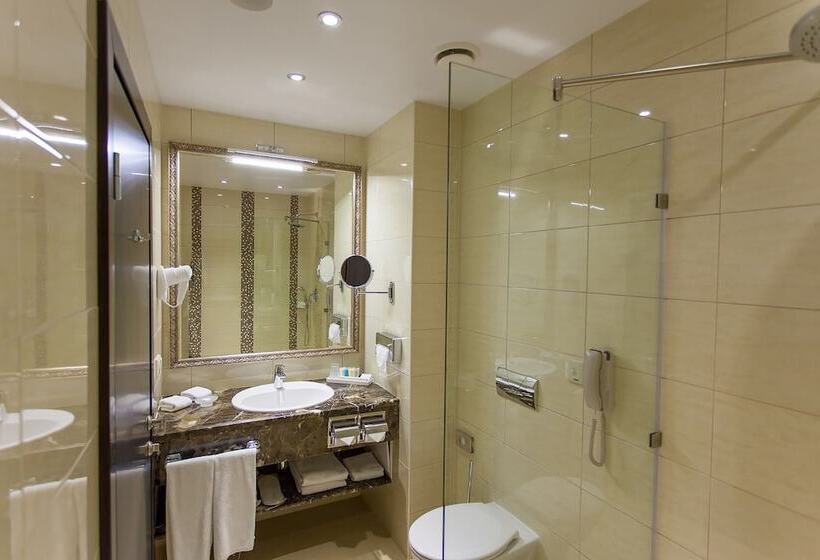 带2个双人床的标准工作室, Ramada By Wyndham Kazan City Center