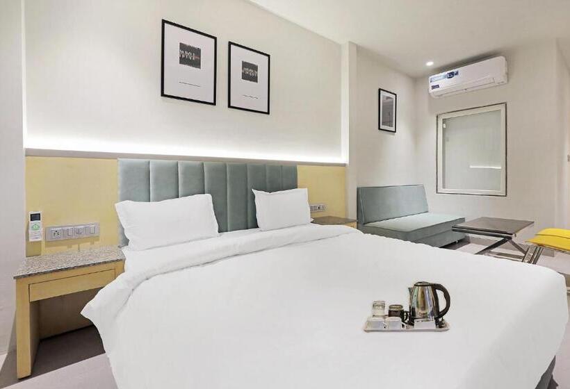 デラックスルーム, Fabhotel Oasis Yellow Courtyard