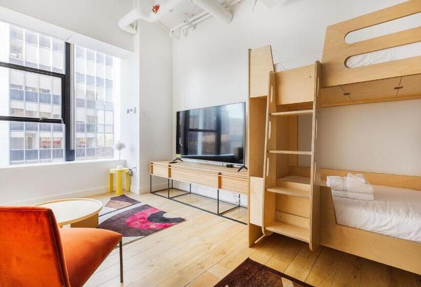 Estúdio Standart com Beliches, Placemakr Wall Street