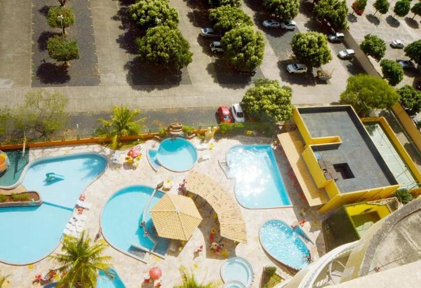 آپارتمان 1 خوابه با چشم‌انداز استخر, Thermas Place Flat