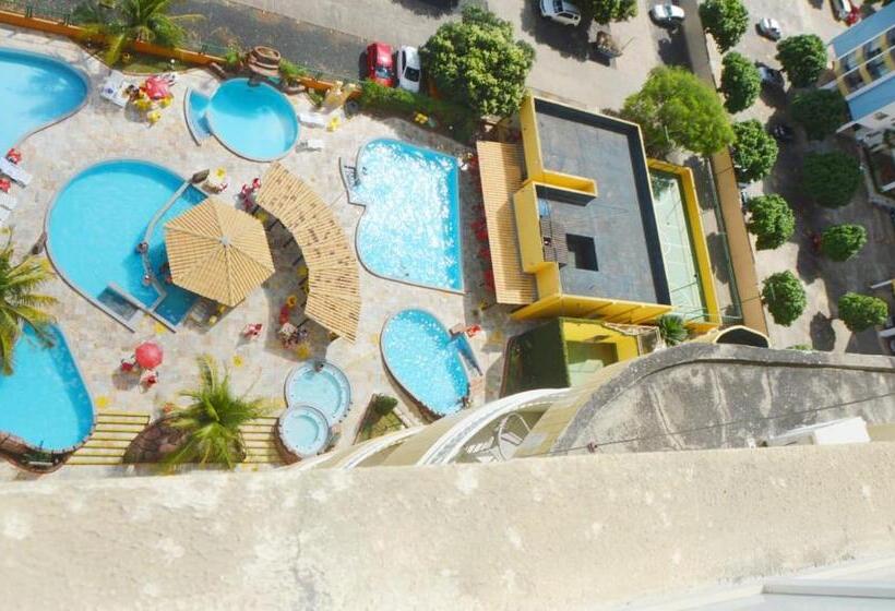 آپارتمان 1 خوابه با چشم‌انداز استخر, Thermas Place Flat