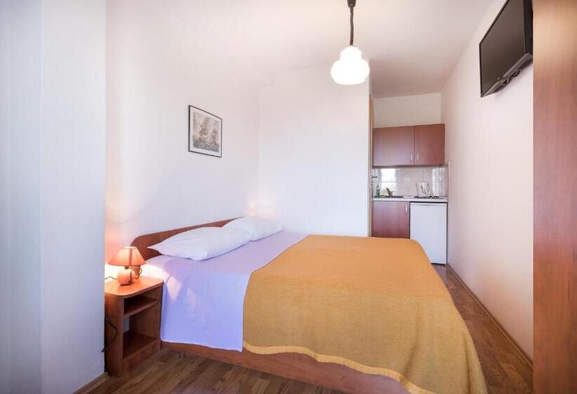 غرفة قياسية مطلّة علي البحر مزوَّدة بشُرفة, Pansion Lovac