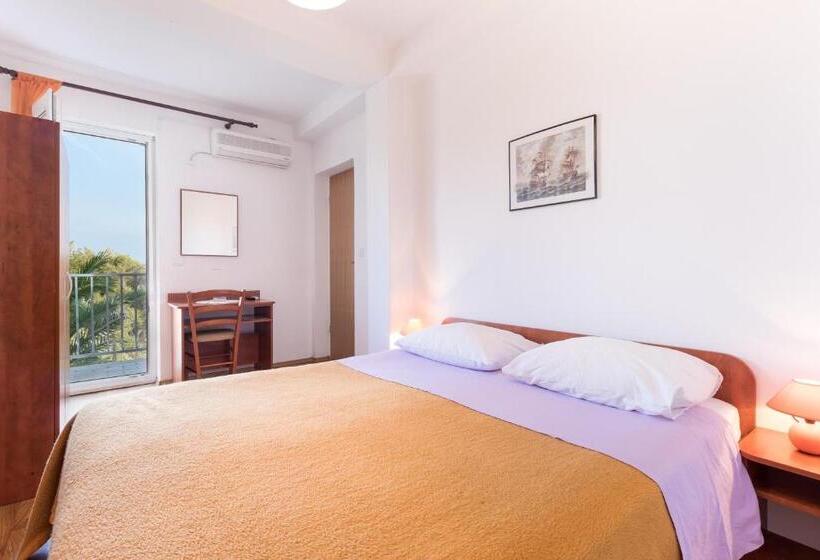 غرفة قياسية مطلّة علي البحر مزوَّدة بشُرفة, Pansion Lovac