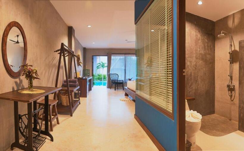 חדר סטנדרט עם מיטת קינג, Seaflower Bungalows