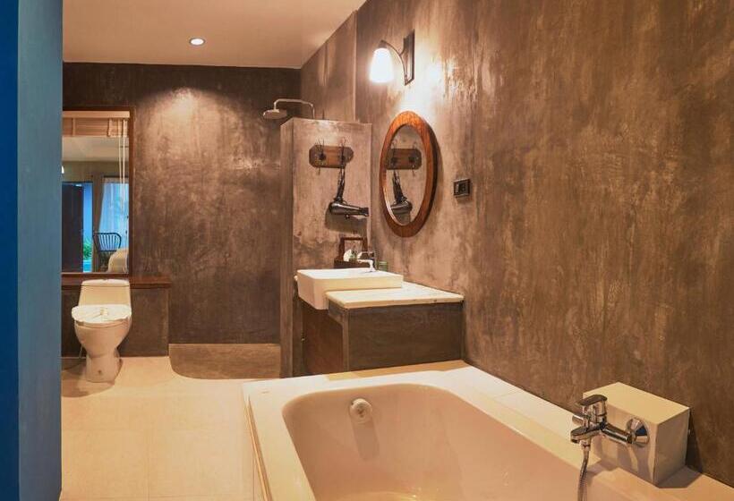 חדר סטנדרט עם מיטת קינג, Seaflower Bungalows