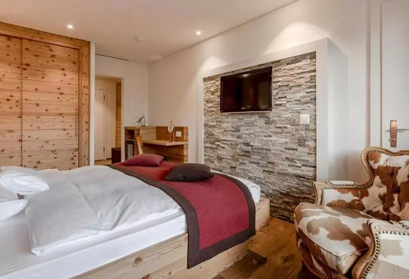 スーペリアシングルルーム, Blatter S Arosa Hotel & Bella Vista Spa