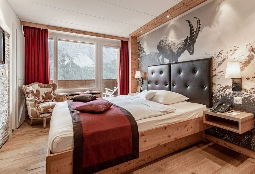 スーペリアシングルルーム, Blatter S Arosa Hotel & Bella Vista Spa