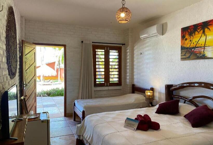 جناح مطلّ علي حمام السباحة, Pousada Beleza Das Ondas