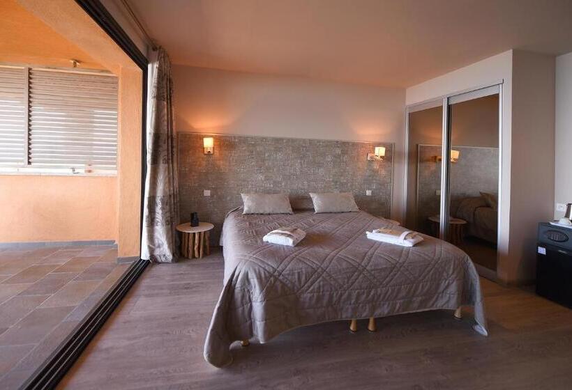 プレステージルーム、オーシャンビュー, Hôtel Abbartello