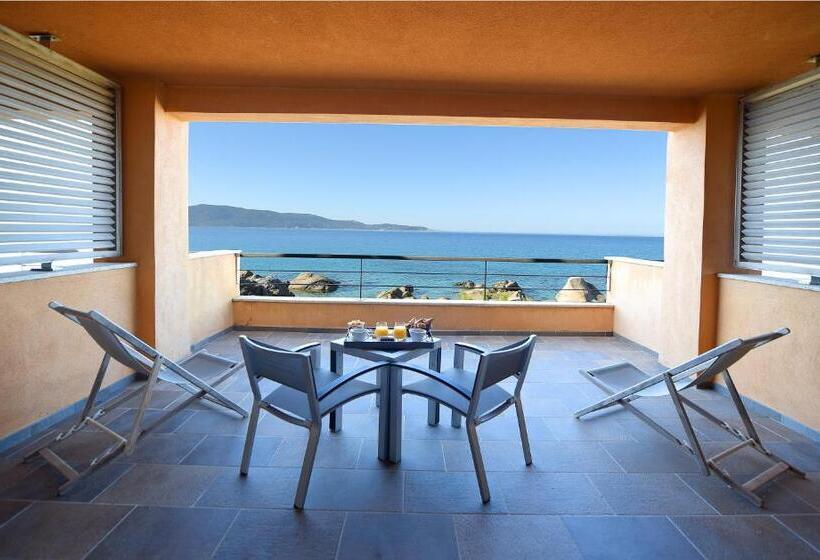 プレステージルーム、オーシャンビュー, Hôtel Abbartello