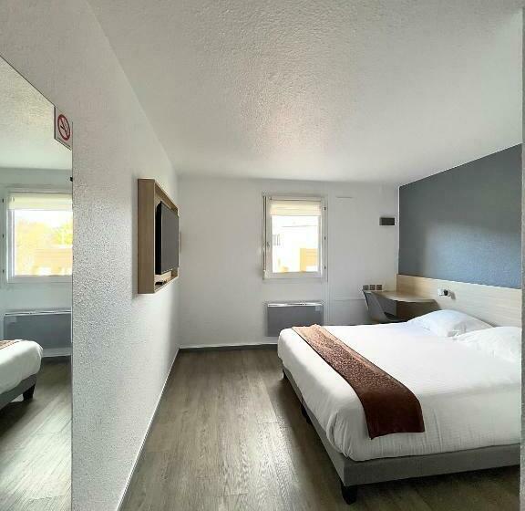 스탠다드 룸 더블 침대, Kyriad Direct Reims Bezannes