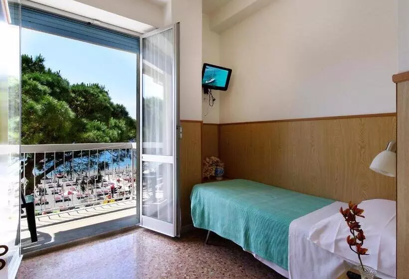 Standard Yhden Hengen Huone Parveke, Albergo Anita