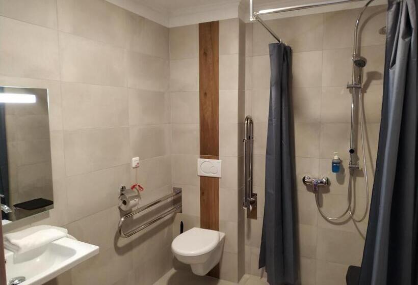 适合残疾人士使用的带超级大床的标准间, Anna Spa & Wellness Hotel Nejdek