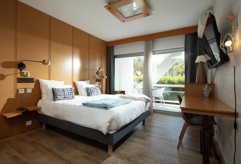 适合残疾人使用的标准间, Hôtel Saint Clair, Côté Plage