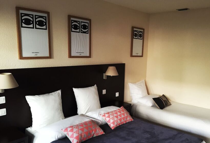 三人经典房间, Hôtel Saint Clair, Côté Plage