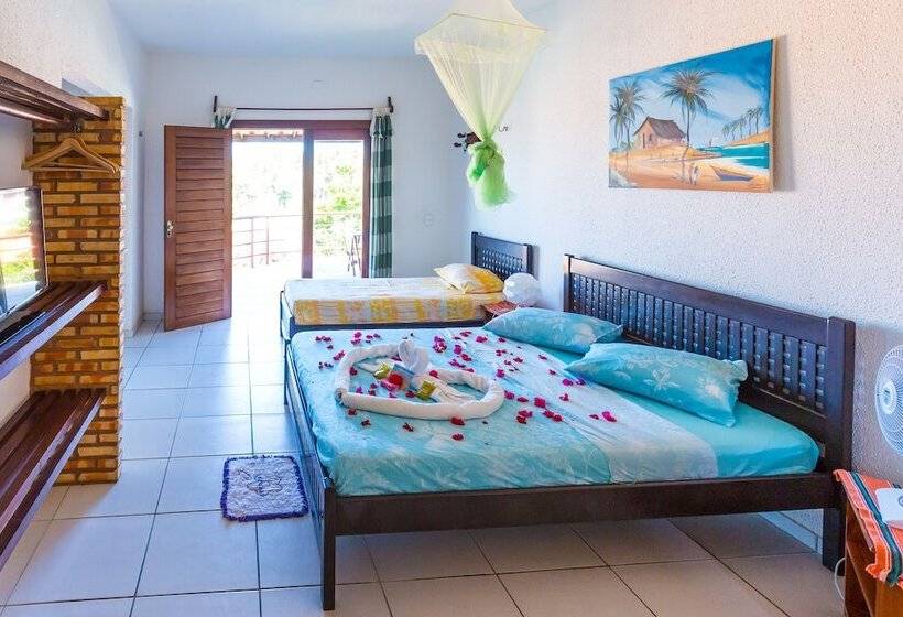 غرفة ديلوكس ثلاثية, E Pousada Cumbuco Guesthouse