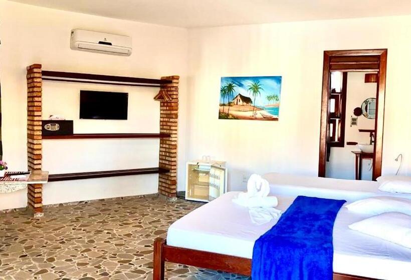 غرفة ديلوكس عائلية, E Pousada Cumbuco Guesthouse