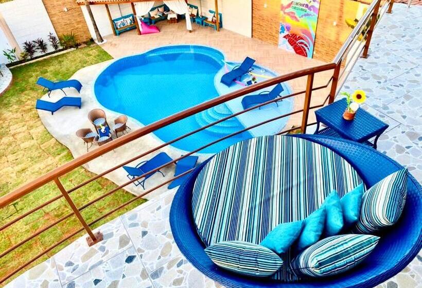 غرفة سوبيريور رباعية, E Pousada Cumbuco Guesthouse