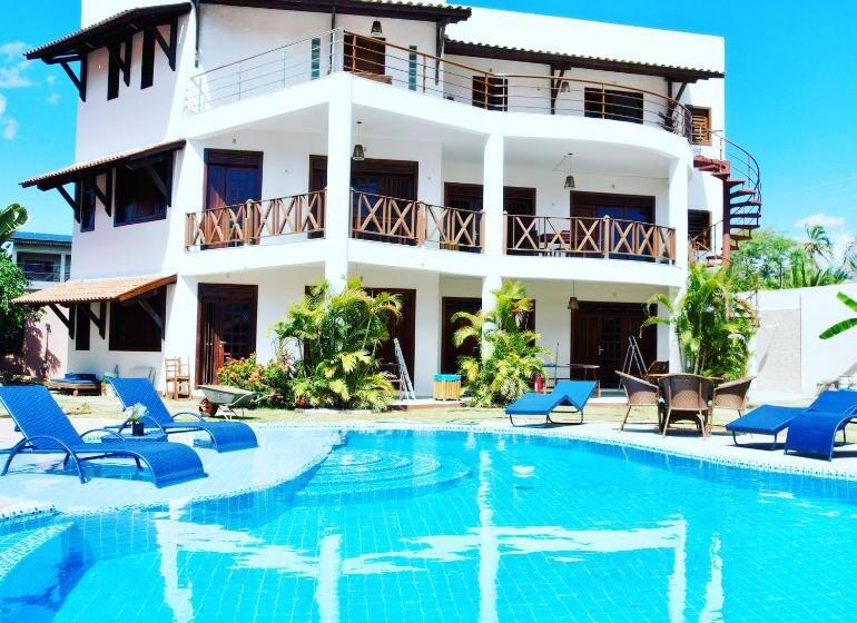 غرفة ديلوكس ثلاثية, E Pousada Cumbuco Guesthouse