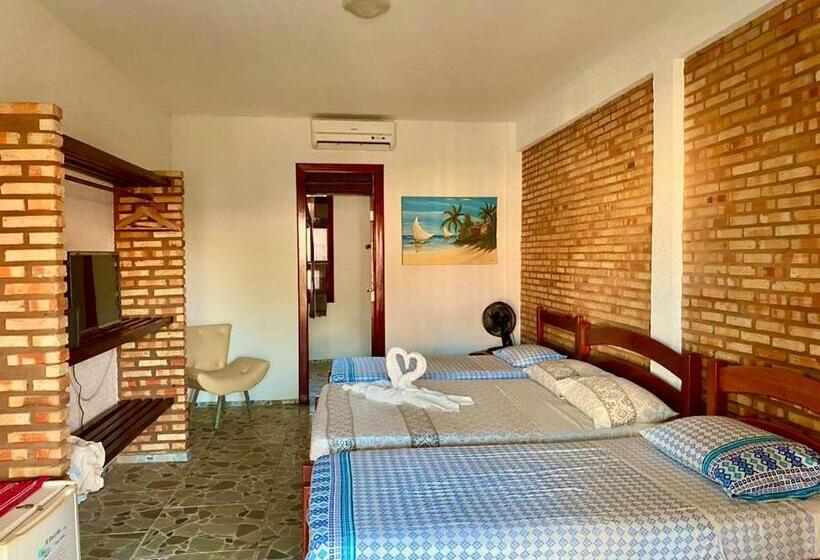غرفة ديلوكس عائلية, E Pousada Cumbuco Guesthouse