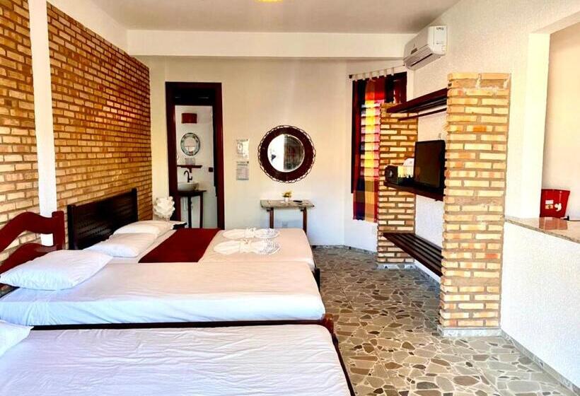 غرفة ديلوكس عائلية, E Pousada Cumbuco Guesthouse