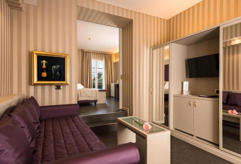 Люкс Deluxe Кровать Кинг, Villa Nicolli Romantic Spa Resort Adults Only