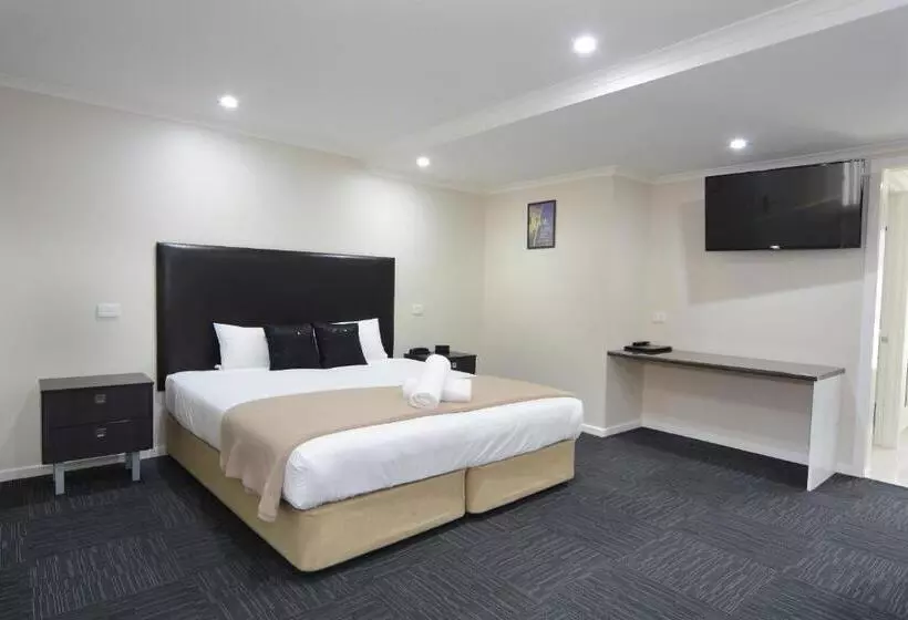身障者適用キングサイズベッドルーム, City Centre Motel