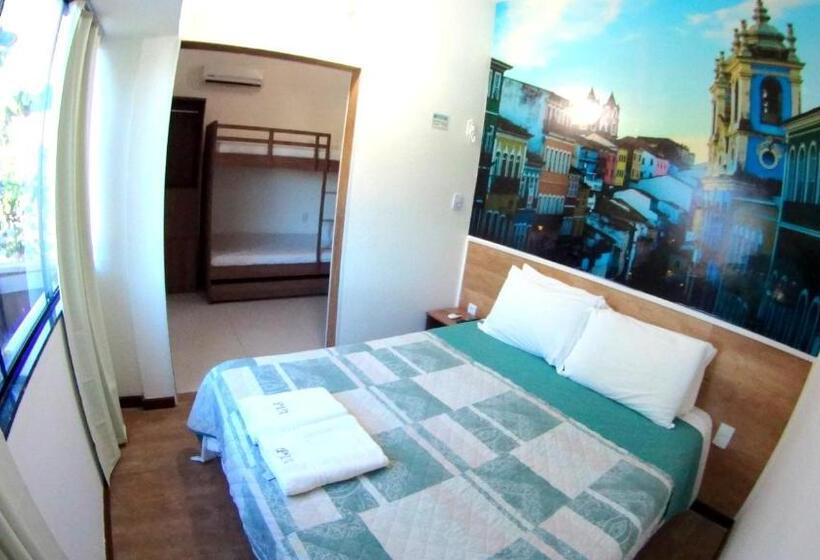 اتاق استاندارد چهار تخته, Pousada Villas Do Atlantico