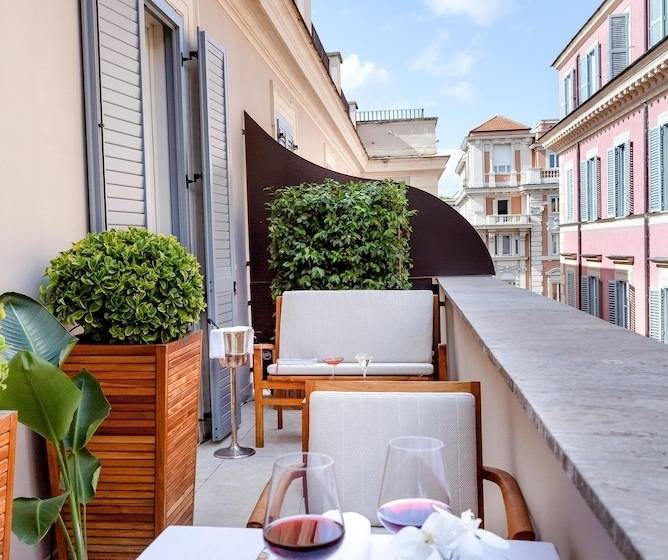 חדר סופריור עם מרפסת, J.k. Place Roma   The Leading Hotels Of The World