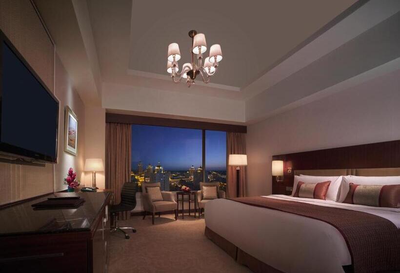 غرفة ديلوكس سرير كينج مطلة على المدينة, Shangrila Manzhouli