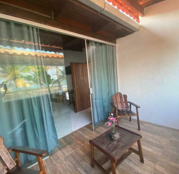 스탠다드 발코니 룸 바다 전망, Pousada Robijn